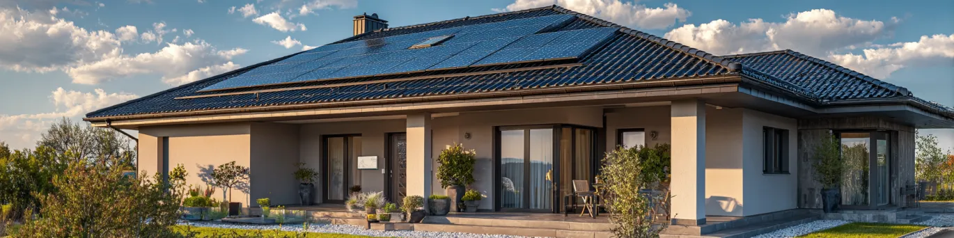 Installation solaire en autoconsommation optimisée pour une maison, dimensionnée pour maximiser la rentabilité énergétique et financière