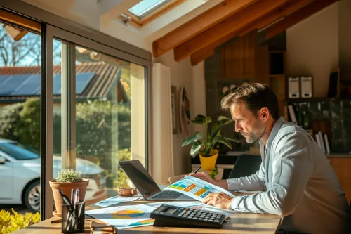 Schéma explicatif montrant comment choisir la bonne puissance de panneaux solaires pour couvrir ses besoins sans surinvestir