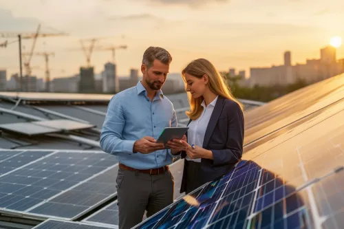 Schéma explicatif montrant les principaux leviers économiques pour optimiser la rentabilité d’un projet d’autoconsommation solaire résidentiel