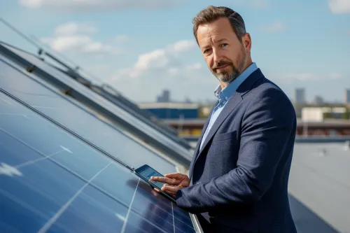 Analyse du retour sur investissement des panneaux solaires en entreprise, avec mise en avant des économies d’énergie et de la rentabilité globale