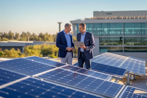 Inspection professionnelle d’une toiture mal orientée afin d’optimiser le rendement d’une future installation solaire résidentielle