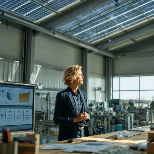 Maison équipée de panneaux solaires optimisant l’autoconsommation pour réduire fortement les factures d’électricité