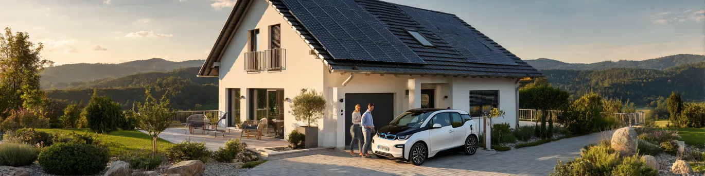 Vue d’une installation solaire résidentielle performante dimensionnée pour maximiser la rentabilité énergétique globale